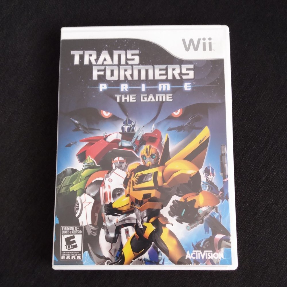 Transformers Prime: The Game (Nintendo Wii, 2012) Complete with Manual